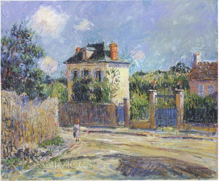 Gustave Loiseau - Ansicht bei Pontoise - View at Pontoise